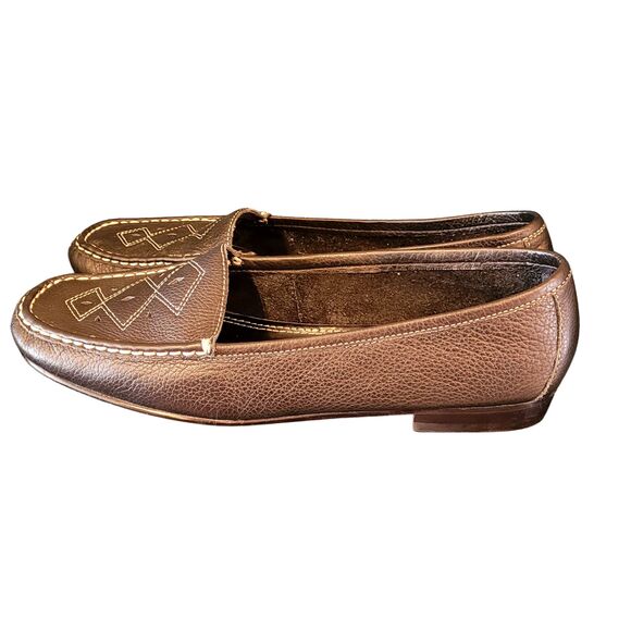 Croft & Barrow Loafer Black Casual Miriam Women Leather Slip on Driving Shoe 8 - Picture 6 of 8